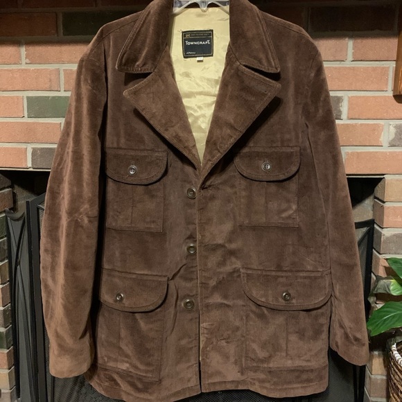 Towncraft Other - L Amazing Vintage Men’s Brown Corduroy Barn Coat Jacket
